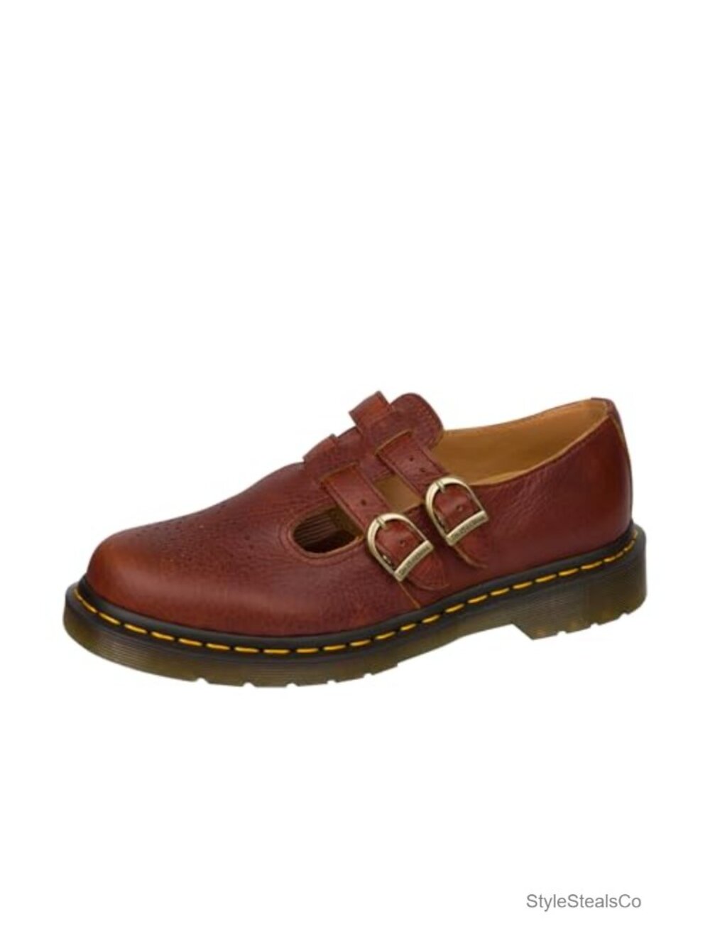 Dr. Martens 8065 Mary Jane Leather Flat Shoes